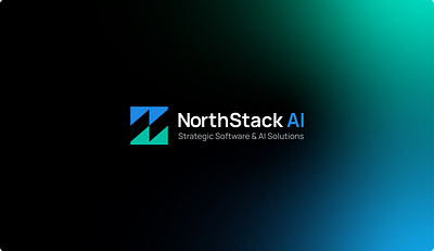 Logo Design for NorthStack AI brand guideline brand style guide branding clean layout custom logo design figma design graphic design logo minimal design minimal logo minimalist modern modern ui motion graphics professional responsive desig typography webflow design website design
