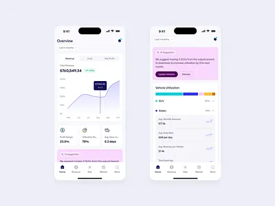 Fleet Dashboard Concept app automotive dashboard design fleet heyo interface mobile ui ux web
