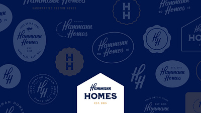 Hammann Homes Brand Identity badge branding builder construction design dream grit hand home lettering logo merch modular pattern system texture type typography