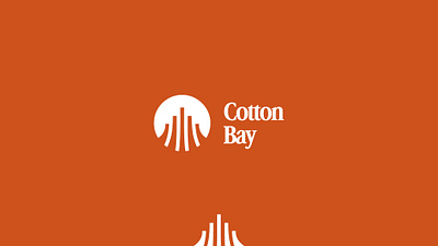 Cotton Bay Branding bay branding business circular clean company corporation cotton design finance icon investment logo masculine momentum professional timeless