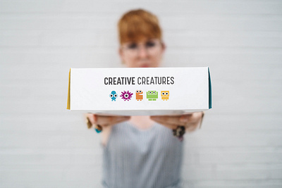 Creative Creatures Brand Identity & Learning Kit art branding children classroom creative creatures design explore illustration kid kit learning logo monsters packaging play teacher