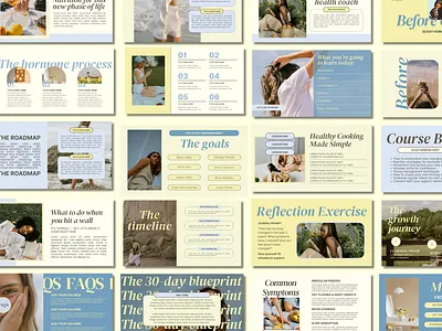 Deeply Rooted Slide Deck | Canva Template branding canva design graphic design online courses slide deck