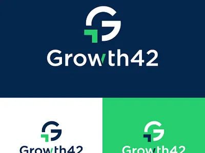 "Growth42" Logo Design 3d animation branding graphic design logo motion graphics ui