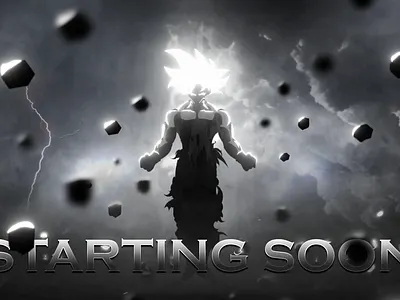 Goku Twitch Overlay Pack dbz design gaming logo goku logo overlays stream overlay twitch