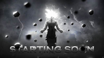 Goku Twitch Overlay Pack dbz design gaming logo goku logo overlays stream overlay twitch