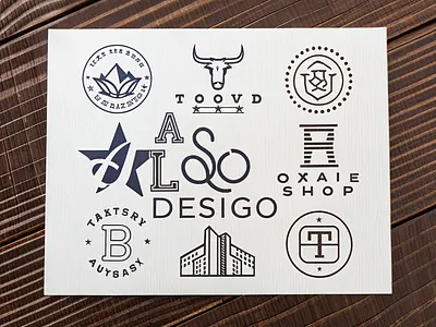 Western Gestalt Logo design vectorlogo