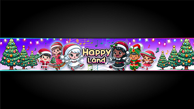 youtube channel banner background kids channel art happy land youtube banner design youtube channel banner youtube christmas banner art youtube kids channel banner