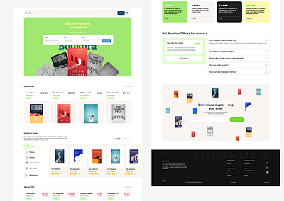 Bookora – Modern Landing Page for Bookstore