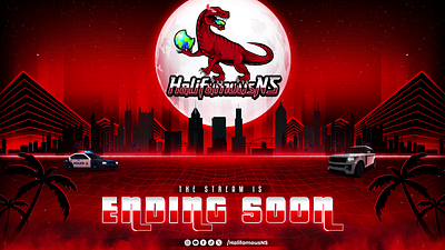 GTA Theme Twitch Overlay pack gaming logo gta logo overlays stream overlay twitch