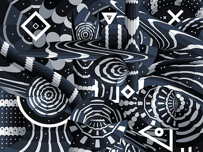 TBS pattern absract art design personal vector