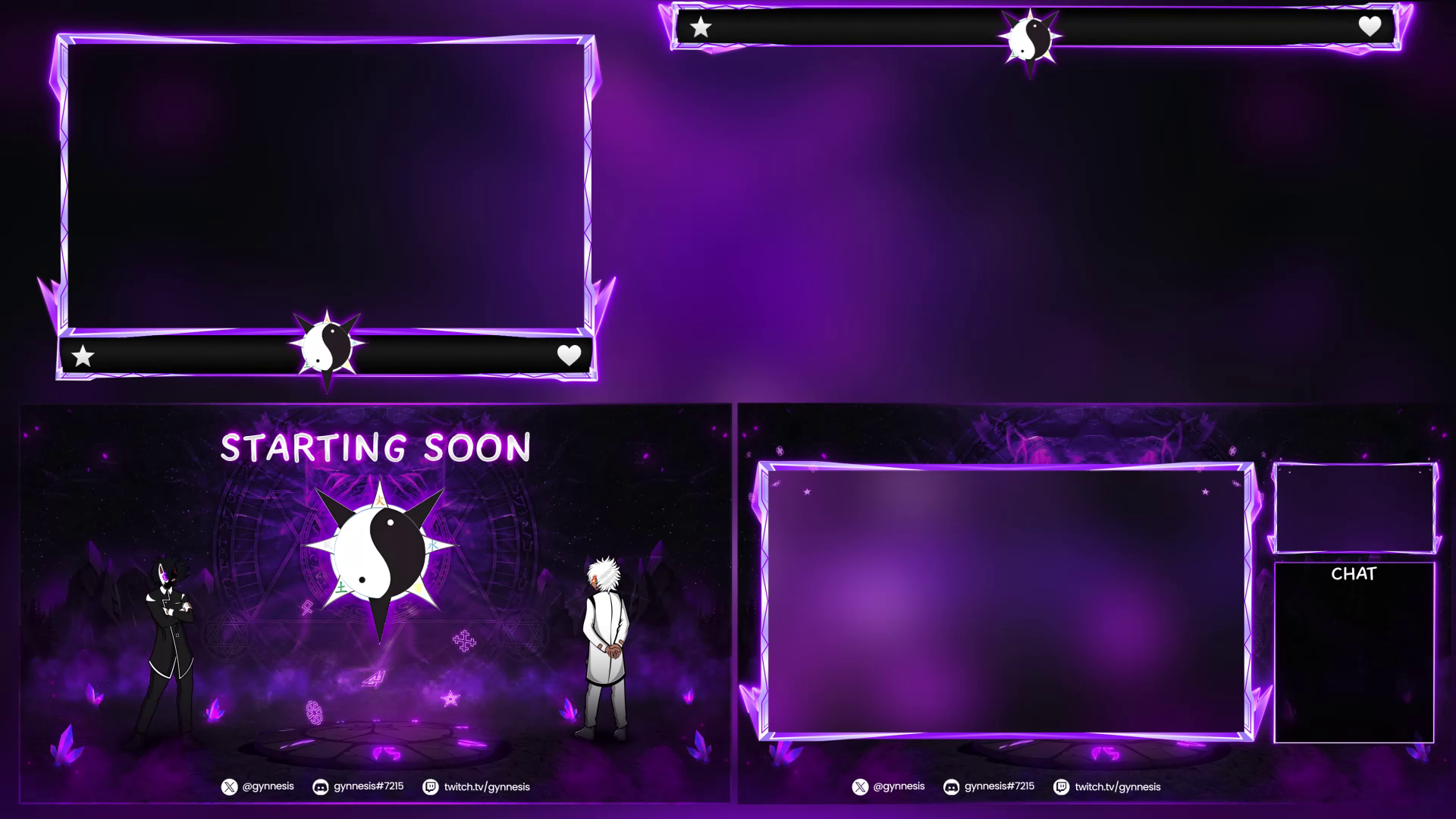 Example of Animated Twitch Stream Design Package