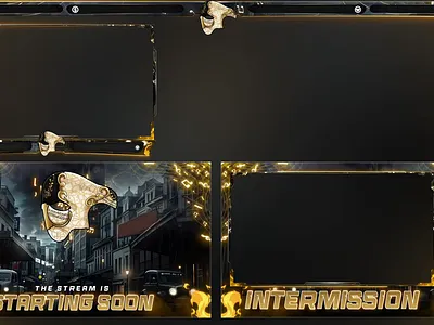 Twitch Overlay Pack design gaming logo logo overlays stream overlay twitch