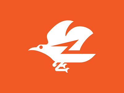 thunder crow logo animal logo bird energy logo bird thunder branding crow energy logo crow logo design flying crow logo graphic design illustration logo raven thunder logo thunder crow logo vector