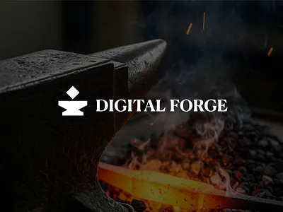 DF brand brand design brand identity branding design digital fire forge graphic design heat logo logo design