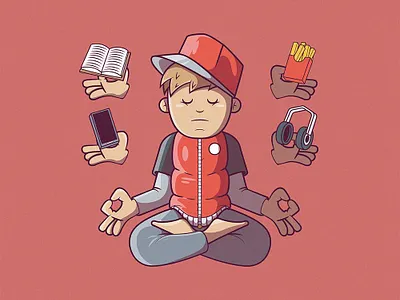 Meditating Kid promotionalart