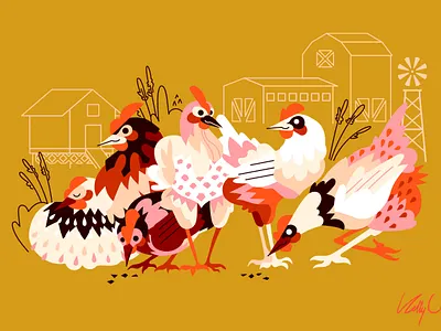 C Birds I australia barn bird watching birding birds branding cardinal cassowary chicken doodle evergreen farm flying forest illustration line ornithology pattern pine cones