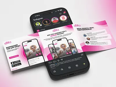 Oolfa App - Brand & Social Media Design branding graphic design instagram social media posts ui