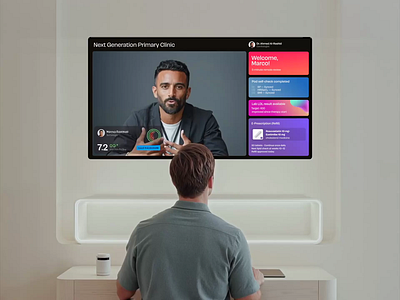 Mobile Medical POD Interface animation branding clinic consultation design digital graphic design interface medical medtech pod solution teleconference ui ux