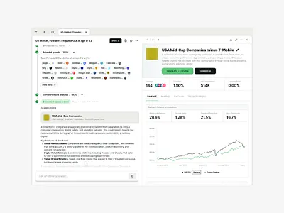 MagicBall, AI Finance Tool ai design interface ui ux web web design