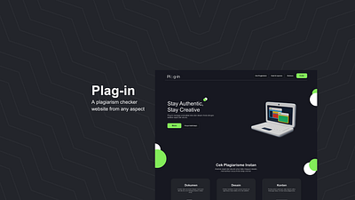 Plag-in design graphic design typography ui ux