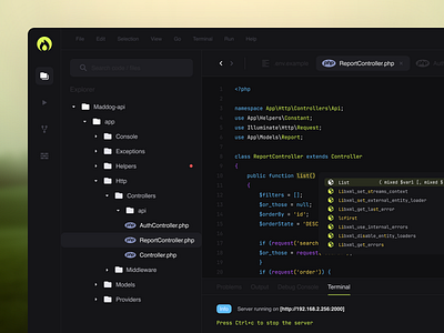 Ngwodink - Online Coding Playground code coding css dark developer github html javascipt online php service tools ui ui design ux web app web design website