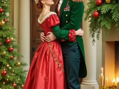 Merry Yuleide Darling cover art work historical romance yuleide