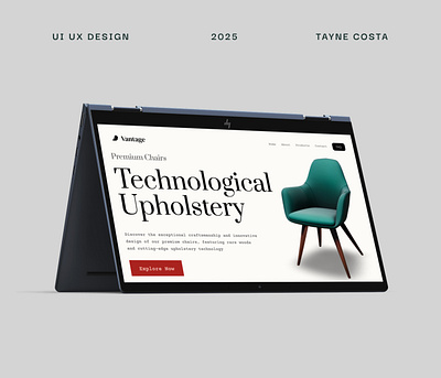 Vantage - Premium Chairs figma graphic design ui webdesign
