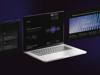 ApexInvest - Landing Page asset portfolio assets dark funds invest investment landing page manage management portfolio stocks