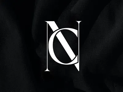 initial letter NC logo branding graphic design logo