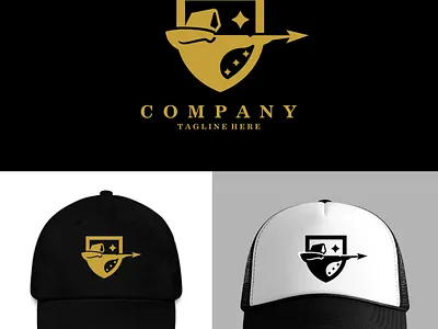 shield archer logo design vector branding graphic design logo motion graphics