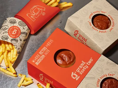 Restaurant Logo Revamp - G62° brand identity branding graphic design logo logo ideas logo inspiration logo revamp logodesign mockup modern monogram mtidesign packaging redesign logo restaurant restaurant logo design restaurante retro vintage visual identity