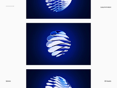 Landing Page 3D Animation 3d 3d animation 3d blender 3d motion abstract abstract design branding clean graphic design hero section landing page ui design ui inspiration