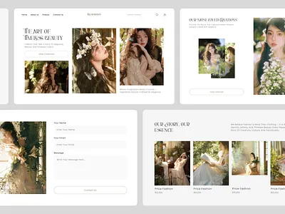 Runwayy | Fashion Landing Page beauty branding clean design ecommerce fashion fashion brand fashion store fashion website fashionwebsite landing page luxury marketplace model style typography ui uiux web design