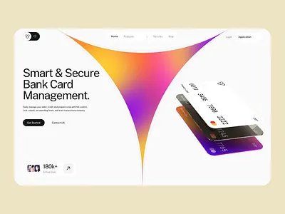 Yempay: Bank Card website alif animation app design feature hero home landing landing page modern motion graphics page section ui ui ux design ux web web design webdesign website