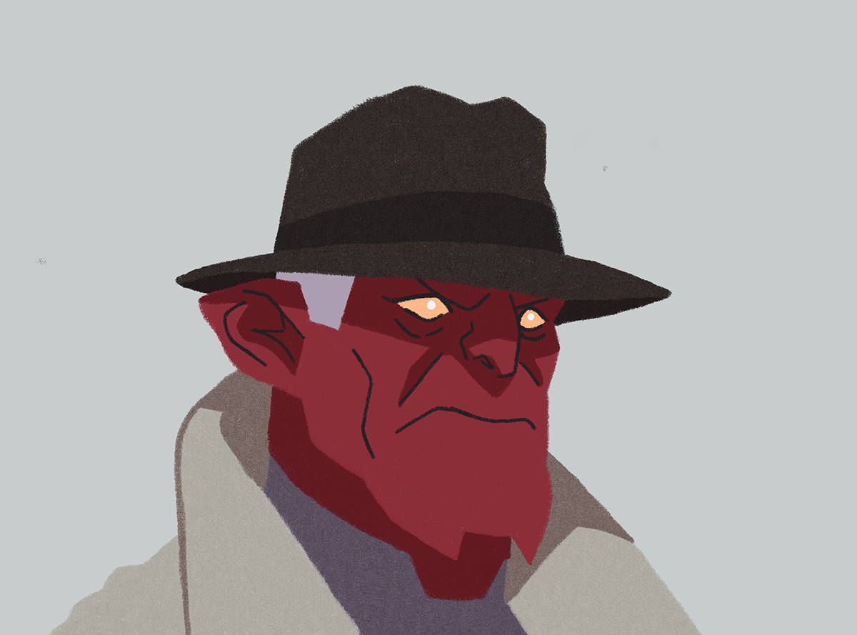 Damien Darkblood from Invincible series character character design cinema damien darkblood digital art digital drawing digital illustration editorial graphic art graphic design illustration invincible portrait portrait art print tv tv series vector