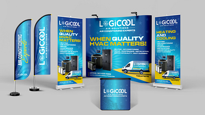 Trade Show Booth for Logicool Air Solutions trade show banner trade show booth
