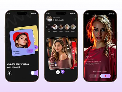 AI Powered Social Media Mobile App best ui content facebook influencer instagram media message minimal mobile app post profile reels social social hub social media social media mobile app social platform story tiktok trending