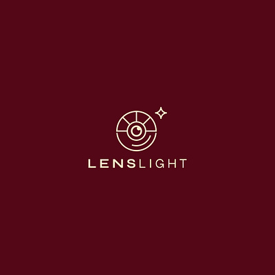 Minimal Line Art Logo – Camera Lens with Flash Star brand identity branding design design logo flat graphic design icon illustration line line art logo logo design logos logotype minimal minimalist modern ui unique