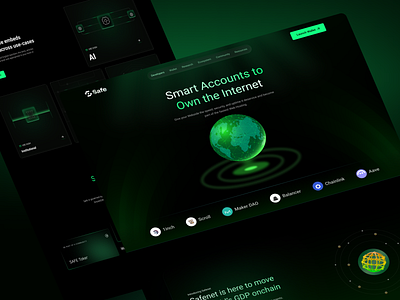 Web3 Landing Page Design ai agent ai landing page ai website blockchain crypto ai website crypto dashboard web3 web3 landing page