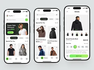 Fashion Ecommerce App app design e commerce app ecommerce ecommerce app fashion app ios app mobile app mobile ui mobileappdesign online shop online shopping online store commerce shop shopify shopping app shopping cart startup store ui ux user experience