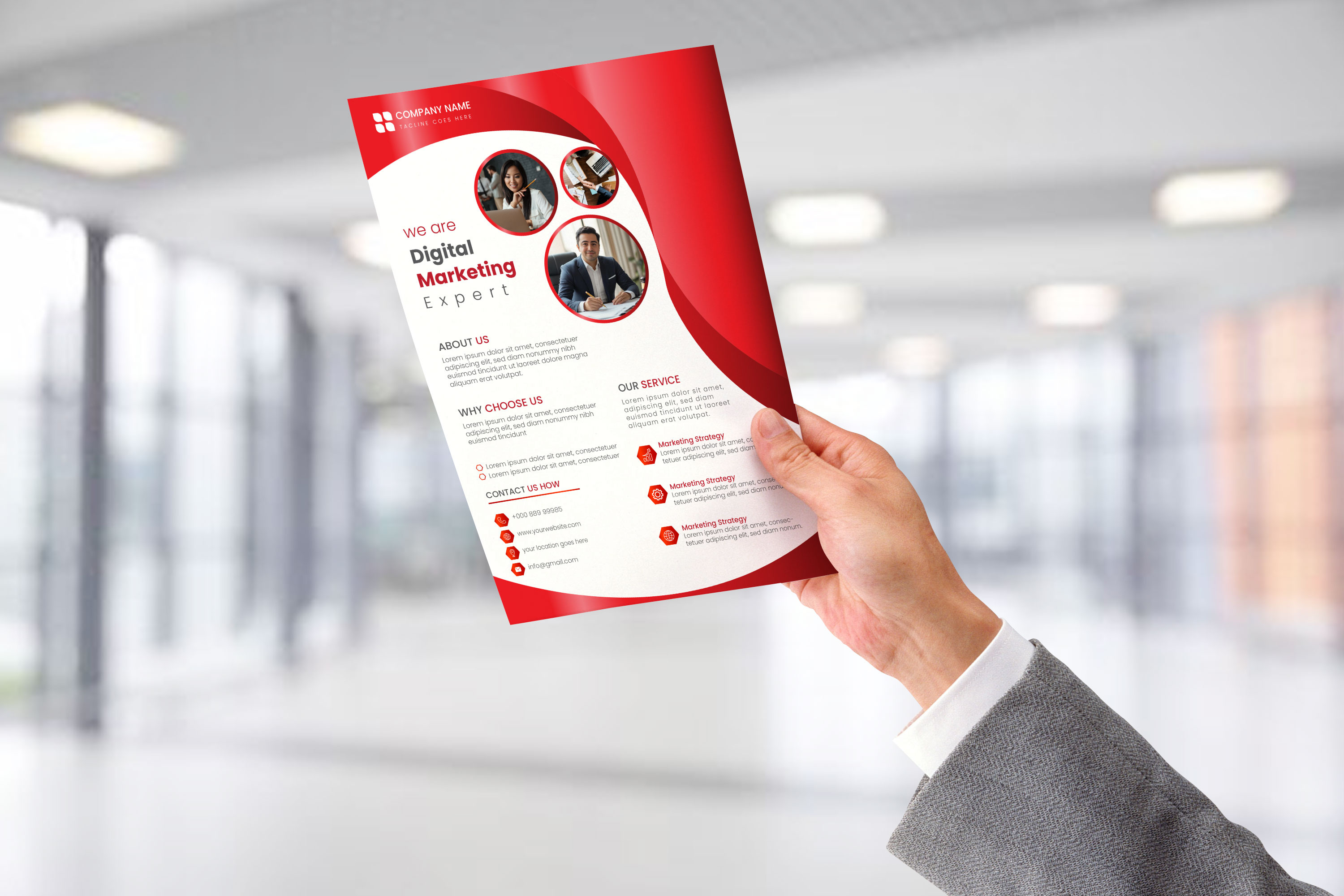 Digital Marketing Flyer Template businessflyer corporatedesign creativedesign digitalmarketing flyer flyerdesign graphicdesign marketingflyer psdtemplate