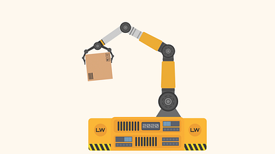 Robotic Machine Auto Picking Box Concept UX Lottie Animation ai animation automatic automatic machine box picking delivery box picking design illustration lottie animation machine machine animation machine hand motion design motion graphics parcel box animation robot animation robotic ui ux