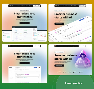 Why the AI Hero Section Matters Most ai design design system figma graphic design hero section typography ui ux