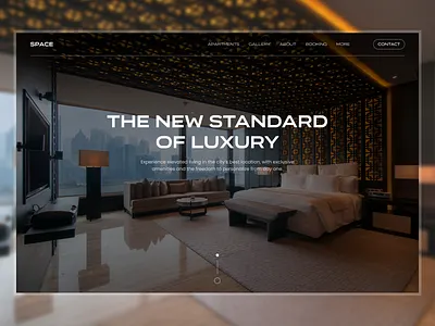 Luxury Apartment Website Design hospitality design hotel website landing page luxury design luxury website real estate real estate landing page real estate website ui web web design webdesign website website design