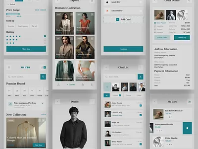 eCommerce Mobile App app design clothing store design e commerce app e commerce design e commerce shop ecommerce ecommerce app fashion app minimal mobile app mobile design online shopping app online store shop shop app shopping app store ui ui design