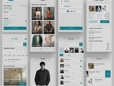 eCommerce Mobile App app design clothing store design e commerce app e commerce design e commerce shop ecommerce ecommerce app fashion app minimal mobile app mobile design online shopping app online store shop shop app shopping app store ui ui design
