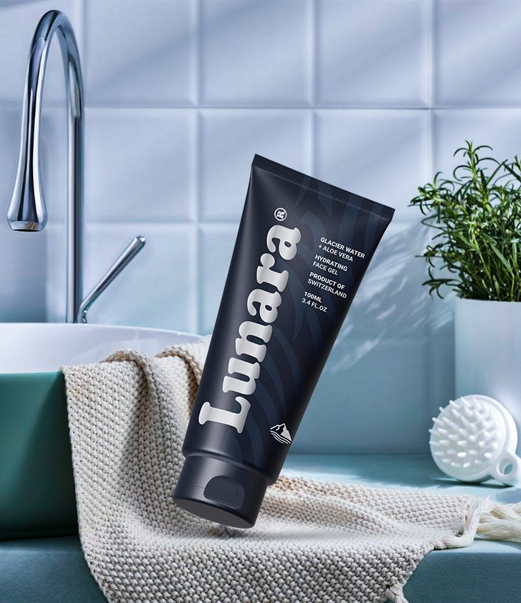lunara® – hydrating face gel packaging design 3d mockup artistry mens face wash cosmetic packaging design cosmetic product label design face wash label design face wash packaging design graphic design hand wash label design label design label design for cosmetics man face wash for dry skin man face wash summer man facewash label design men face wash for oily skin men face wash skin care mens foaming face wash skincare label design x men face wash x men face wash and cream