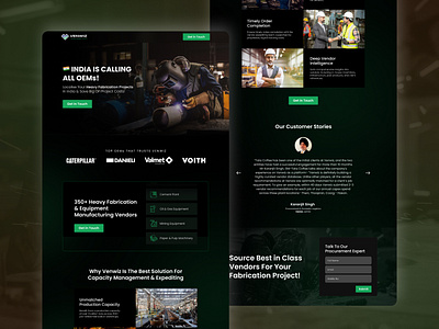 Venwiz Landing Page Design by GrowthSpree graphic design landing page landing page design landing page designs uiux web design web page design
