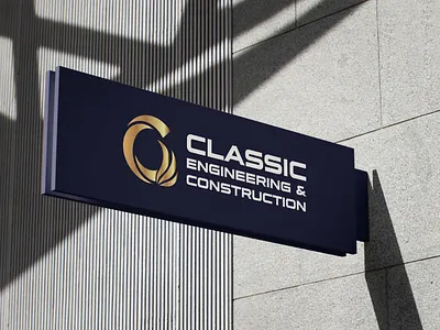 Classic Engineering — Brand Identity minimal logo