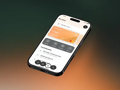 Banking App UI app design bank app banking card clean credit digital wallet finance fintech mobile mobile app design ui wallet